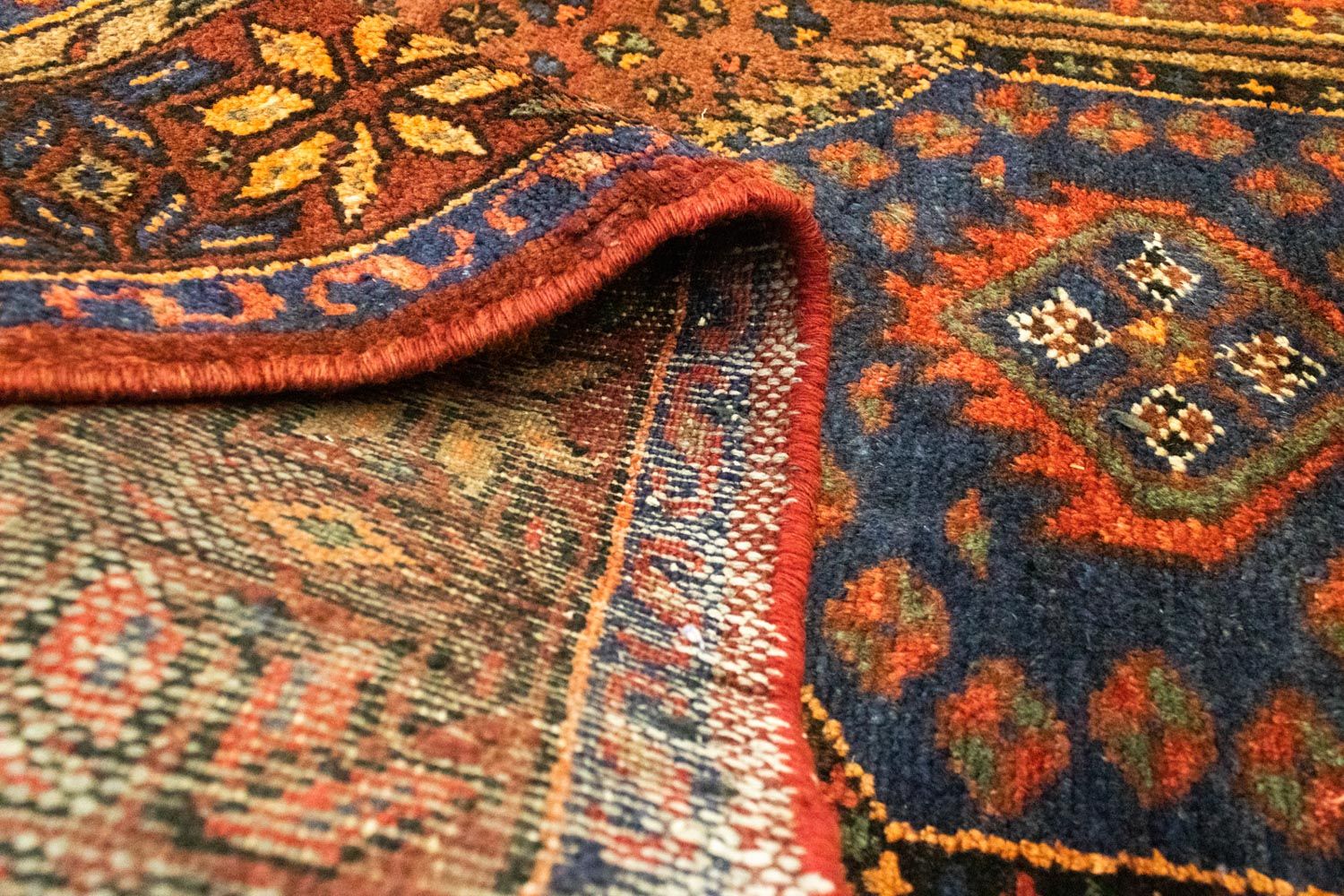 Perserteppich - Nomadic 310 x 108 cm - blau - Image 4