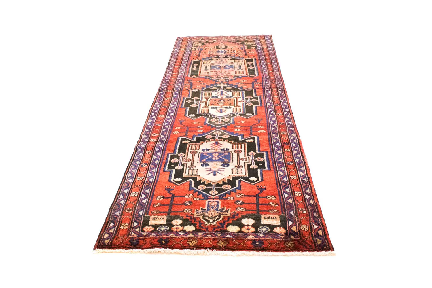 Perserteppich - Nomadic 312 x 106 cm - rot - Image 5