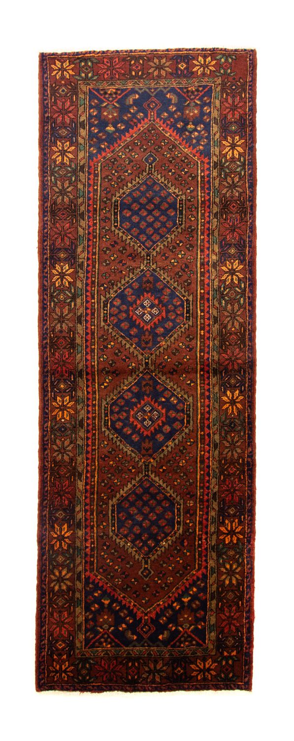 Perserteppich - Nomadic 315 x 108 cm - blau