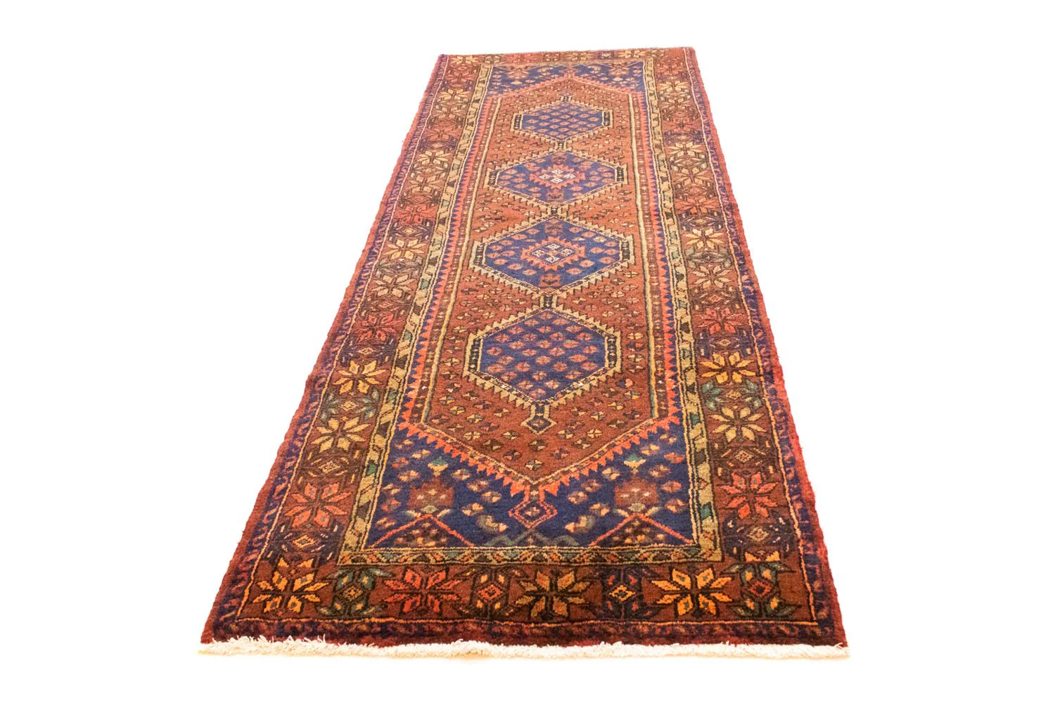 Perserteppich - Nomadic 315 x 108 cm - blau - Image 5