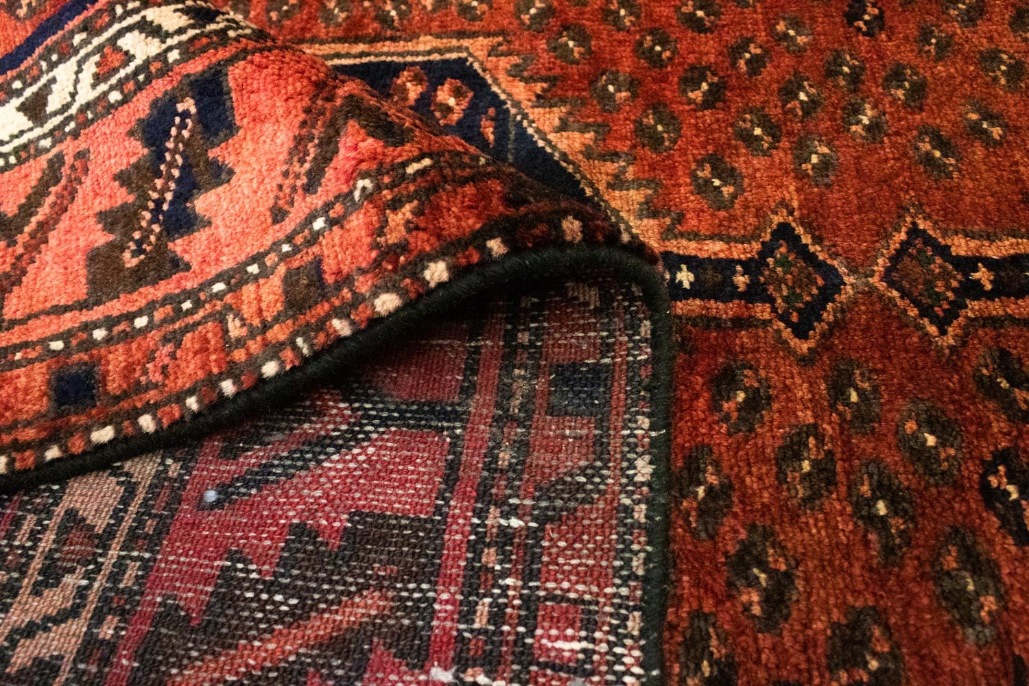 Perserteppich - Nomadic 316 x 118 cm - blau - Image 4