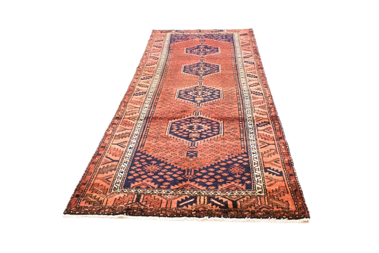 Perserteppich - Nomadic 316 x 118 cm - blau - Image 5