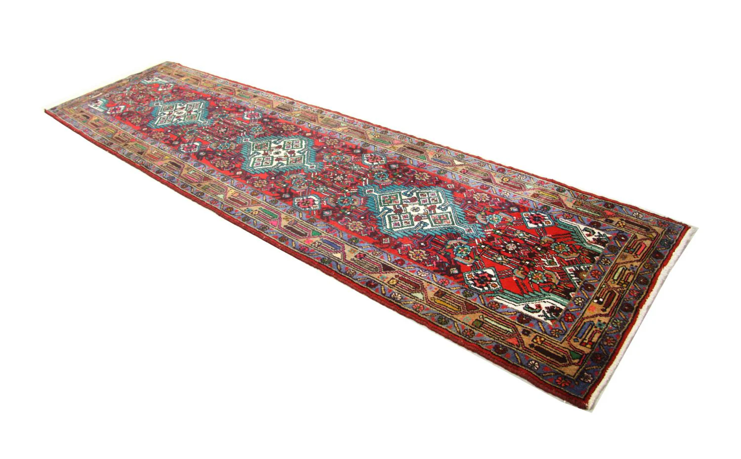 Perserteppich - Nomadic 317 x 82 cm - rot - Image 3