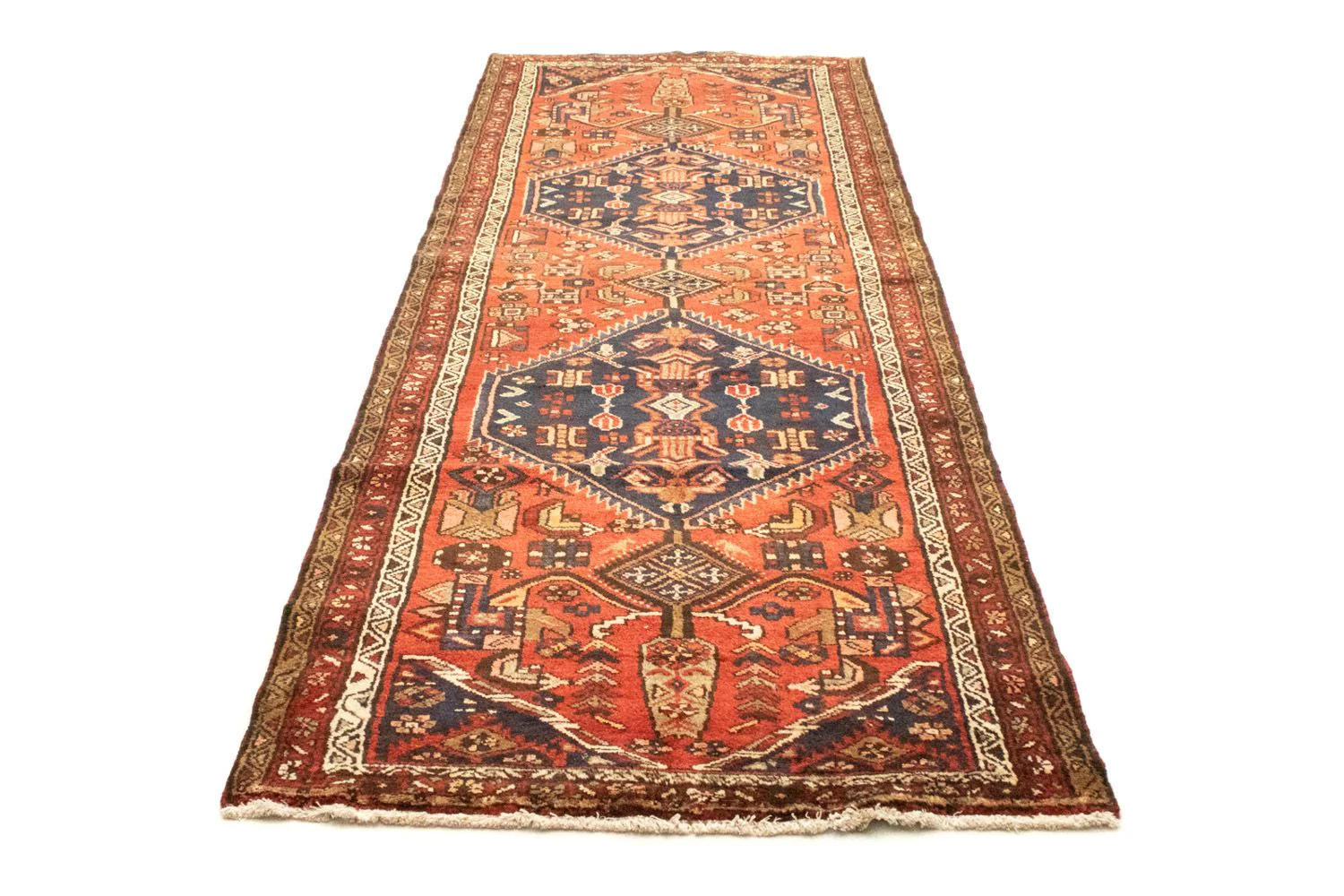 Perserteppich - Nomadic 318 x 106 cm - blau - Image 4