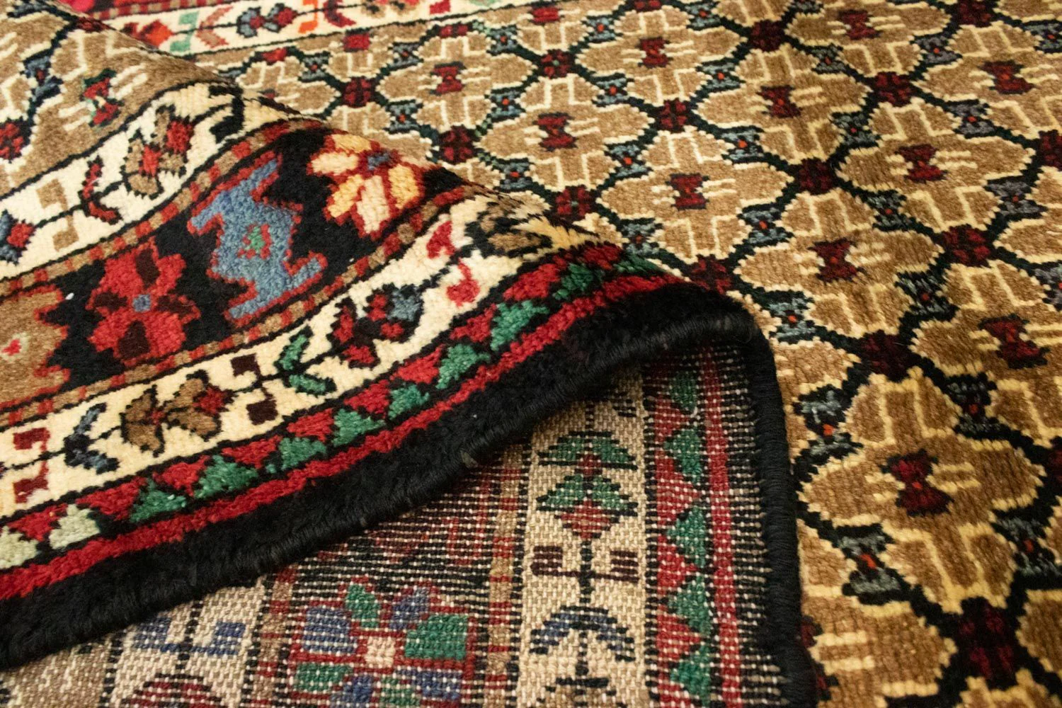Perserteppich - Nomadic 320 x 110 cm - beige - Image 4