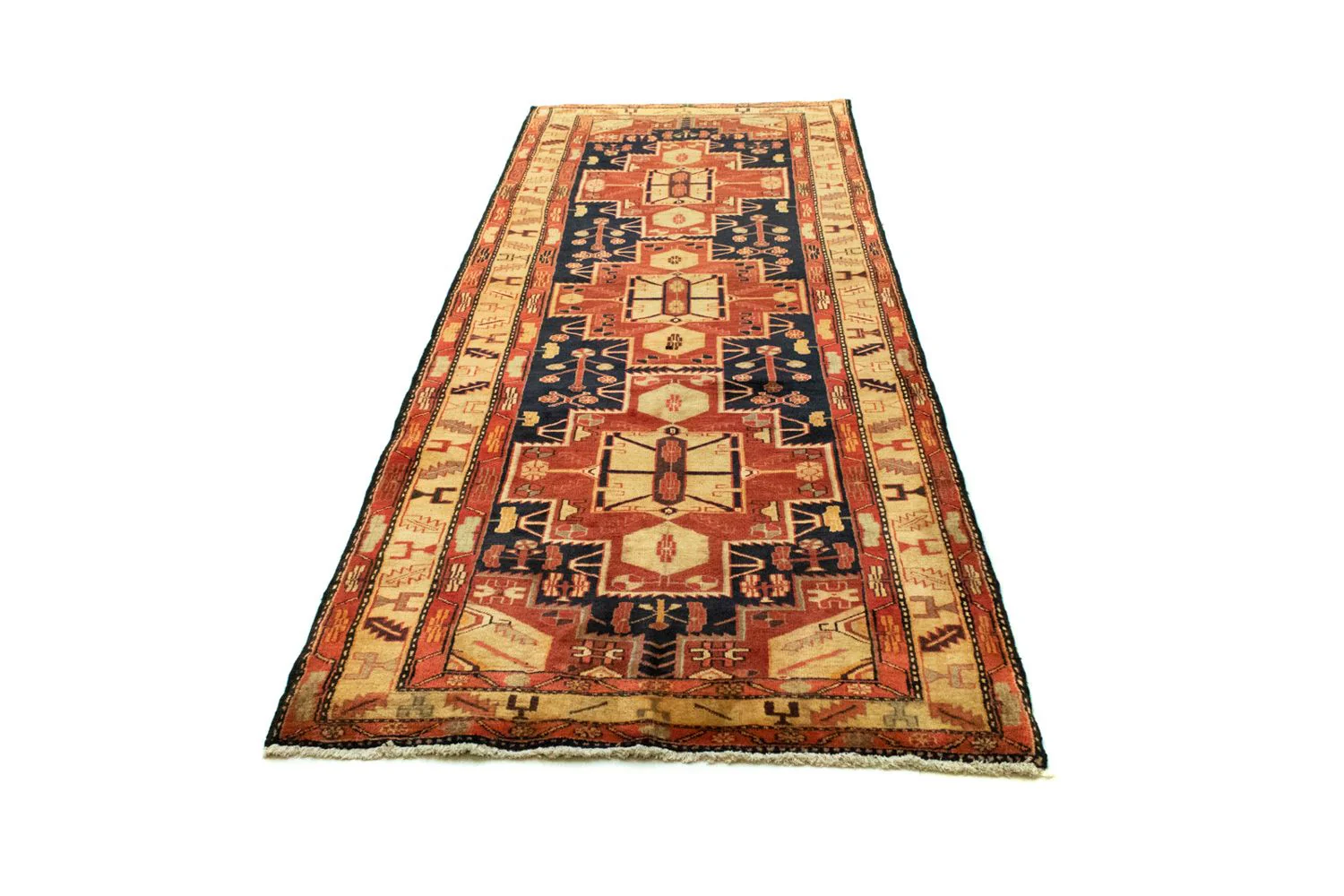 Perserteppich - Nomadic 320 x 113 cm - orange - Image 5