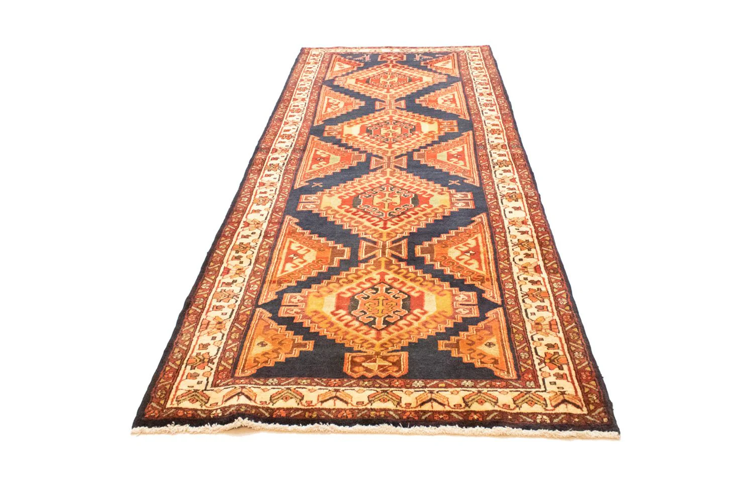 Perserteppich - Nomadic 320 x 120 cm - blau - Image 5