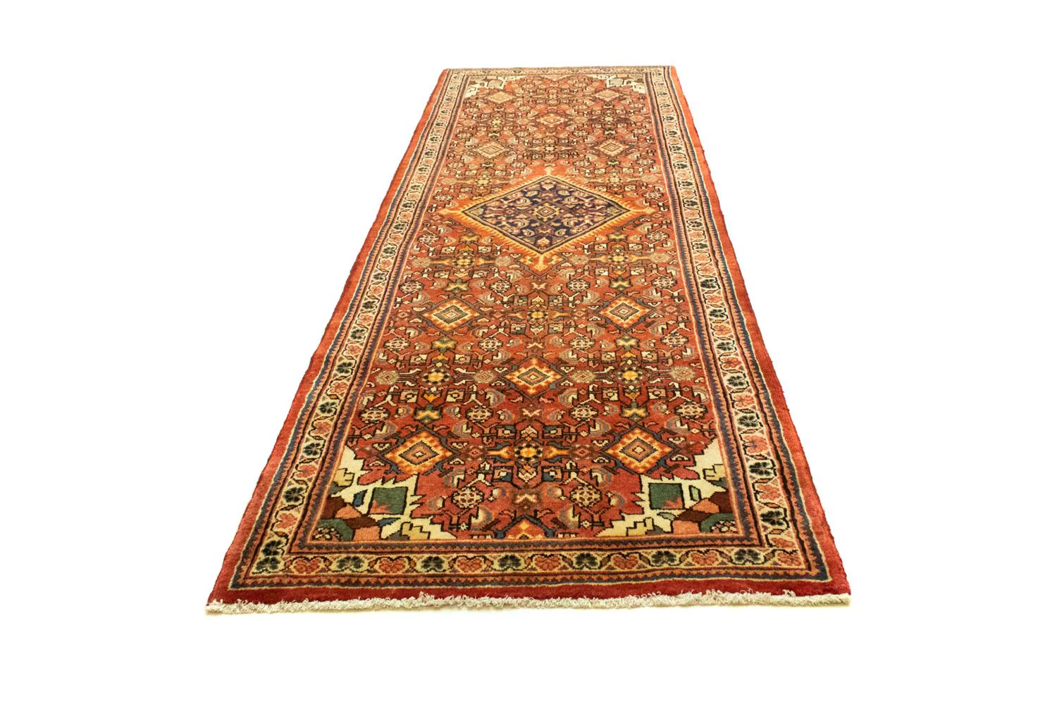 Perserteppich - Nomadic 322 x 100 cm - gold - Image 5