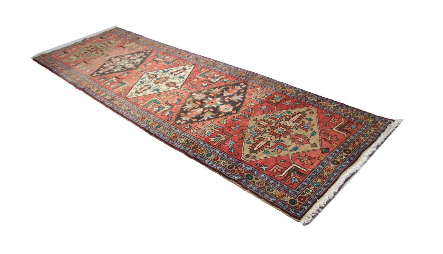 Perserteppich - Nomadic 340 x 102 cm - rot - Image 5
