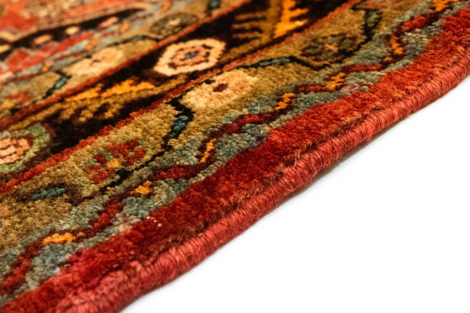 Perserteppich - Nomadic 352 x 119 cm - blau - Image 3
