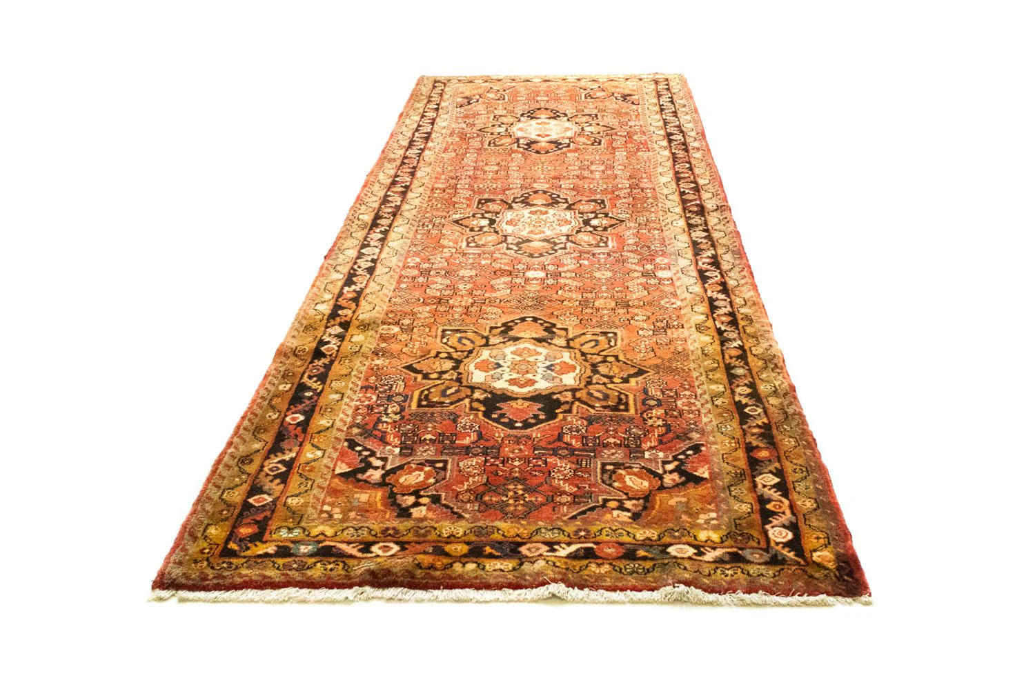 Perserteppich - Nomadic 352 x 119 cm - blau - Image 5