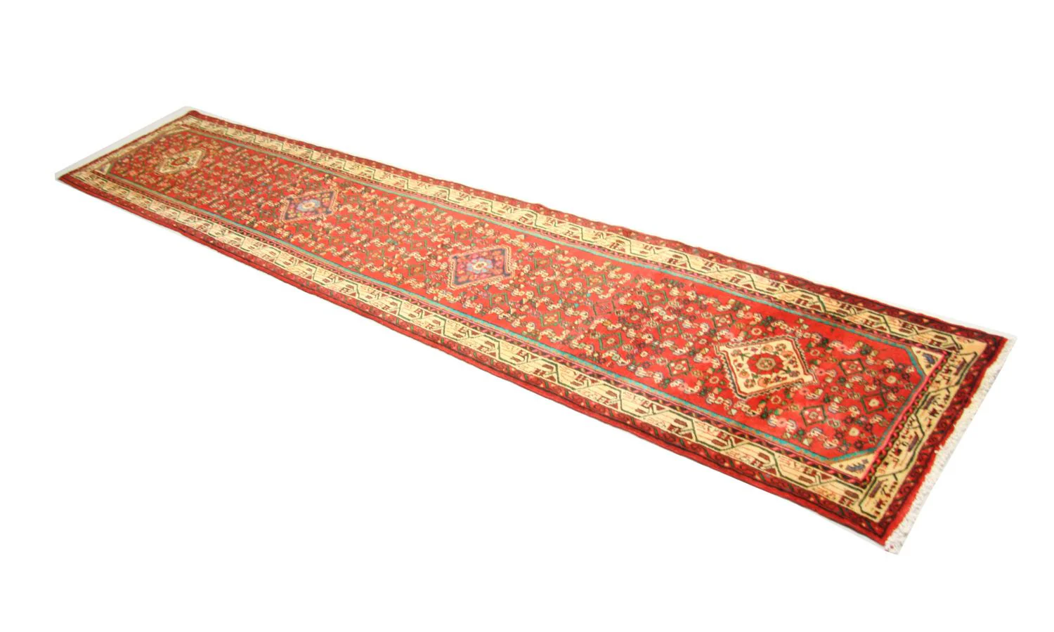 Perserteppich - Nomadic 367 x 80 cm - rot - Image 3