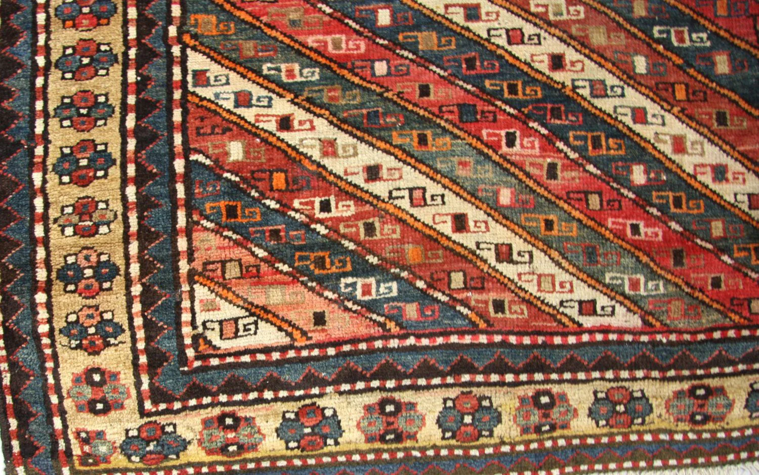 Perserteppich - Nomadic 373 x 120 cm - blau - Image 3