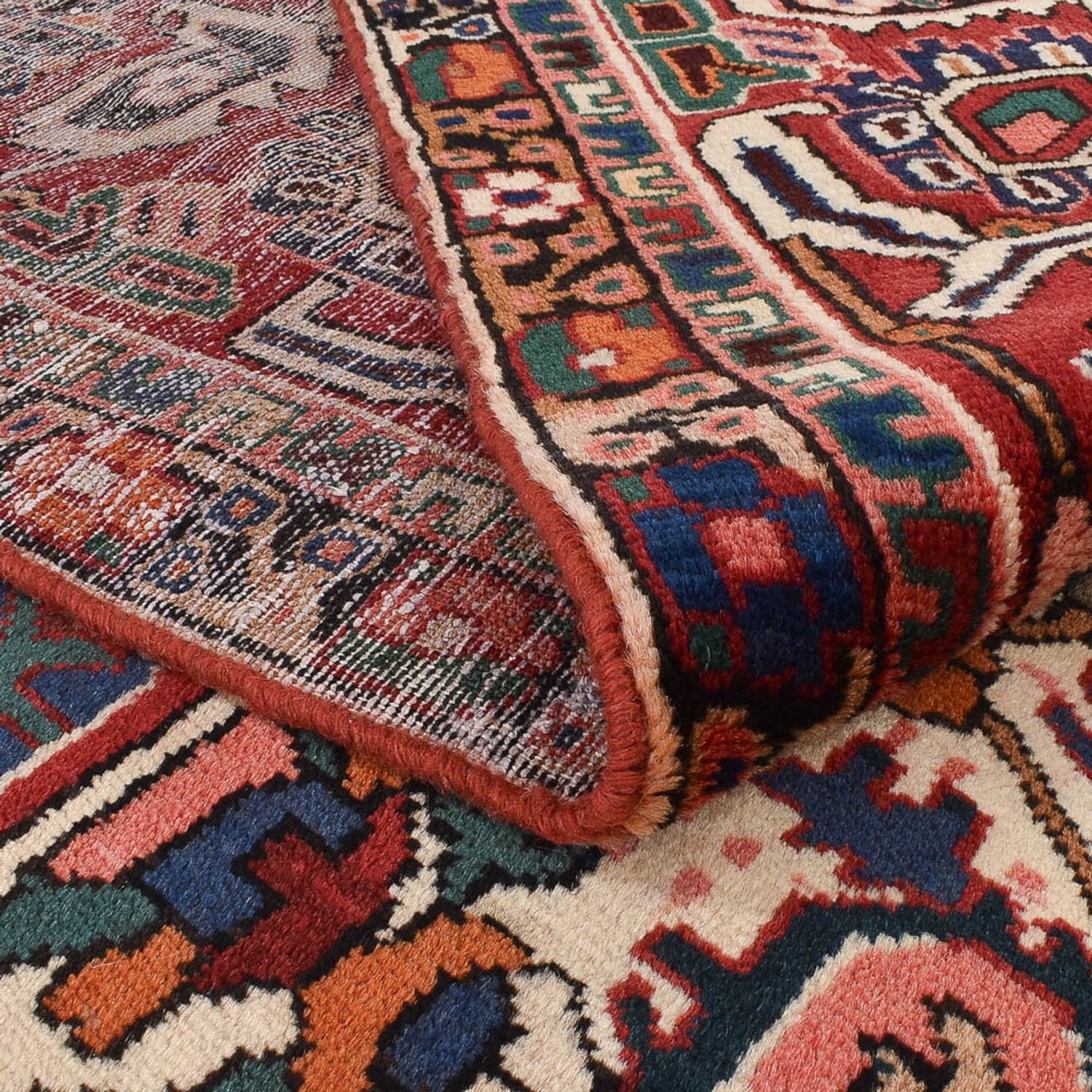 Perserteppich - Nomadic - 380 x 320 cm - rot - Image 4