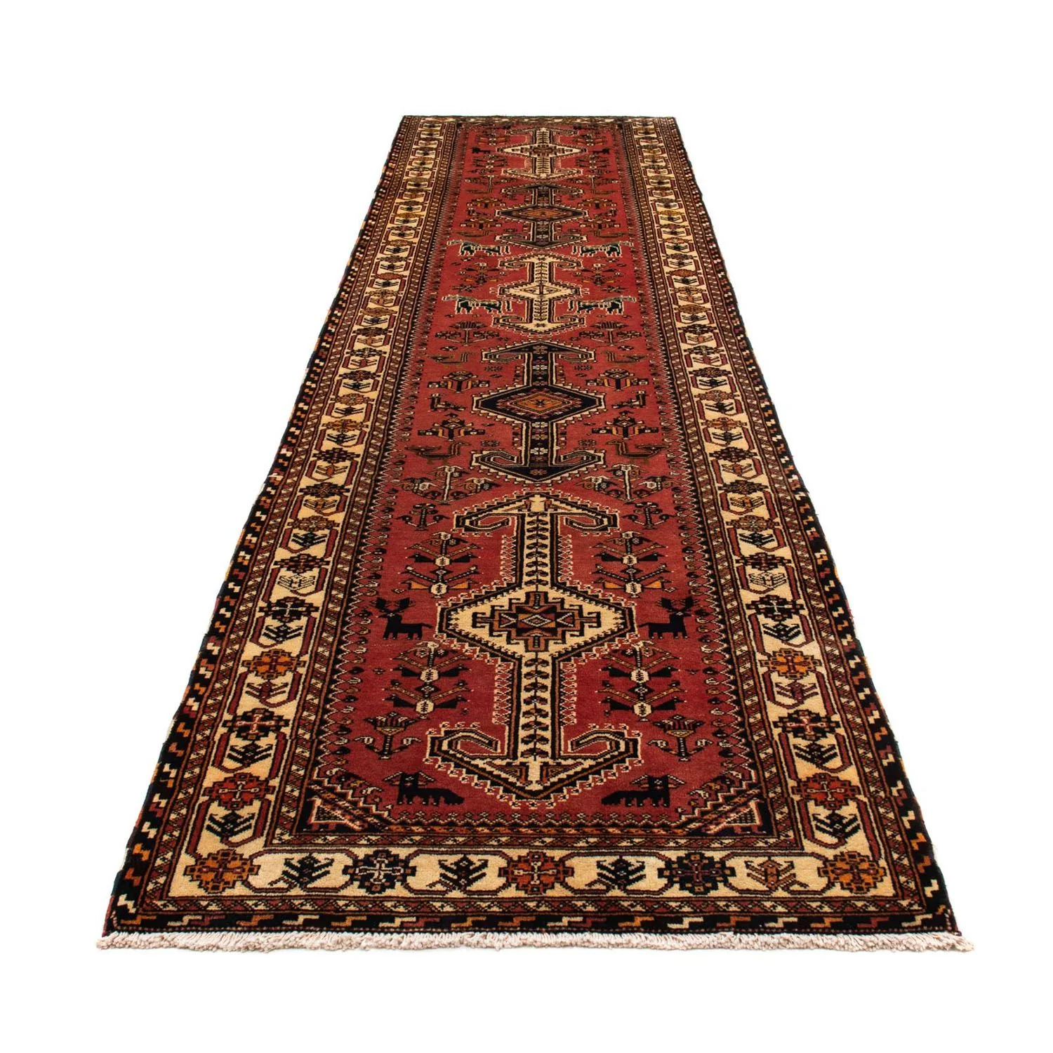 Perserteppich - Nomadic 400 x 100 cm - hellrot - Image 5