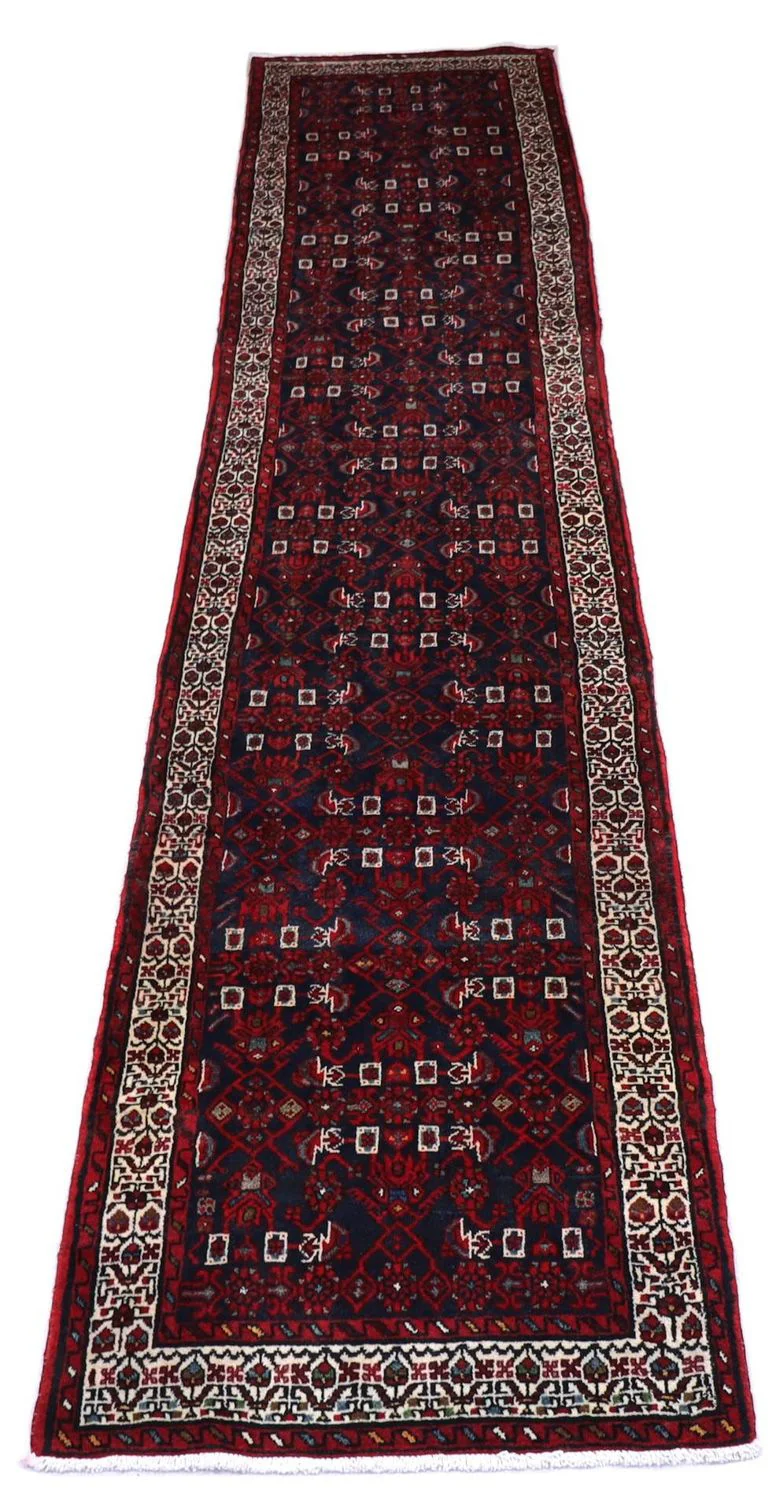 Perserteppich - Nomadic 403 x 87 cm - dunkelblau - Image 2