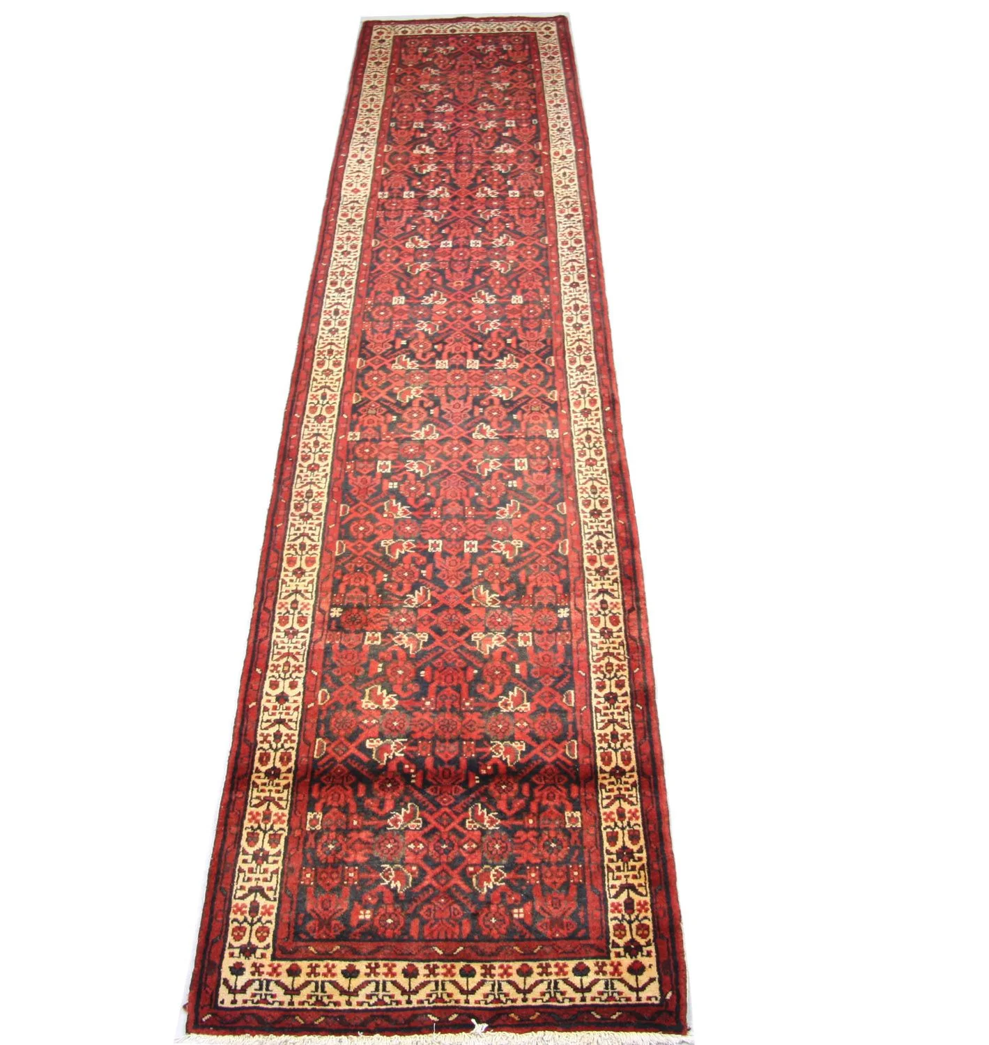 Perserteppich - Nomadic 403 x 90 cm - rot