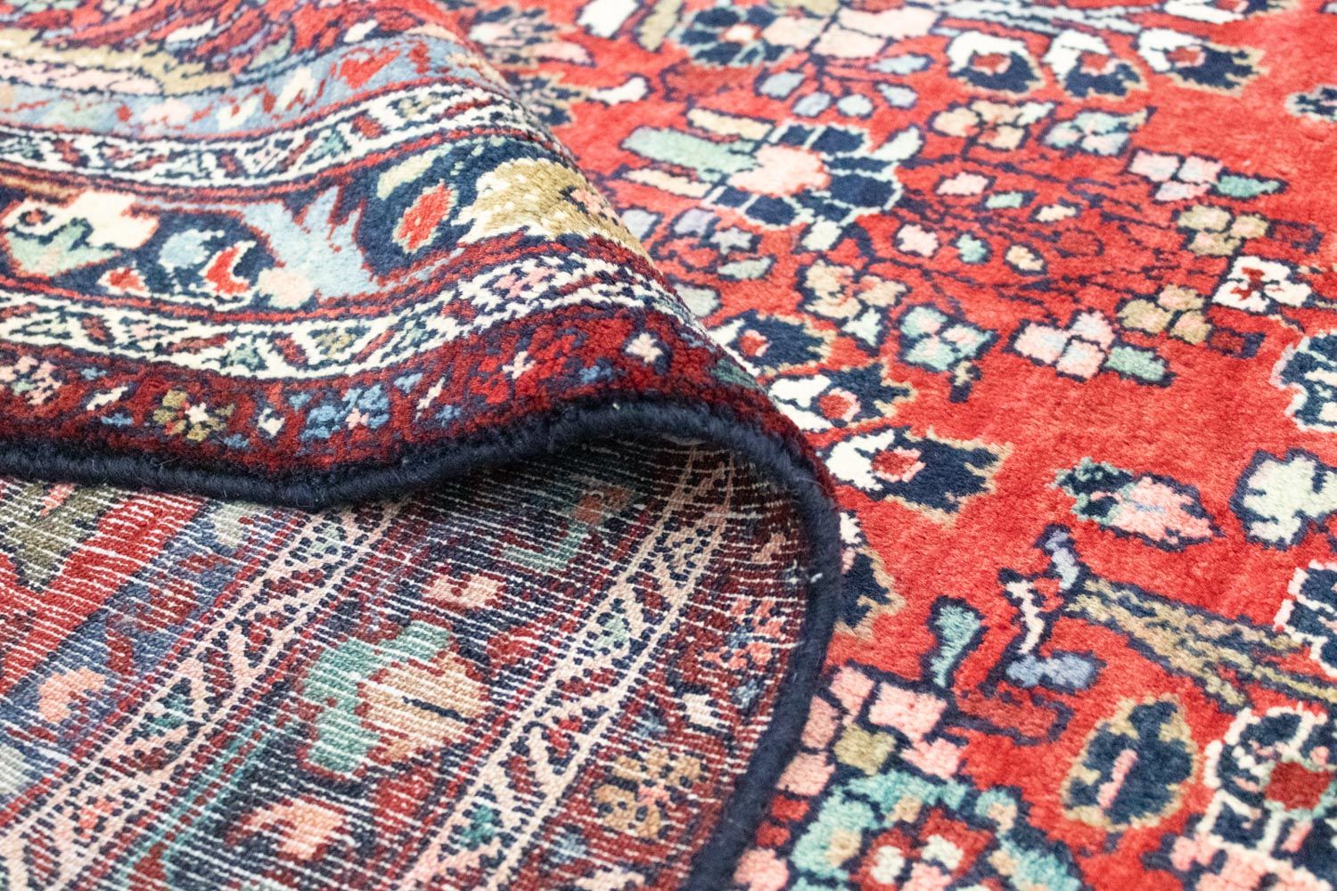 Perserteppich - Nomadic 405 x 150 cm - rot - Image 4