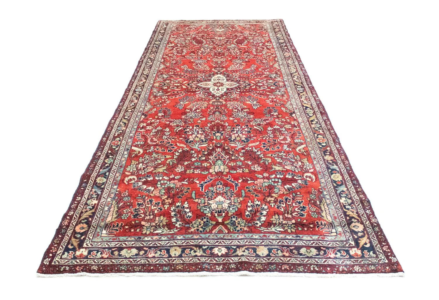 Perserteppich - Nomadic 405 x 150 cm - rot - Image 5