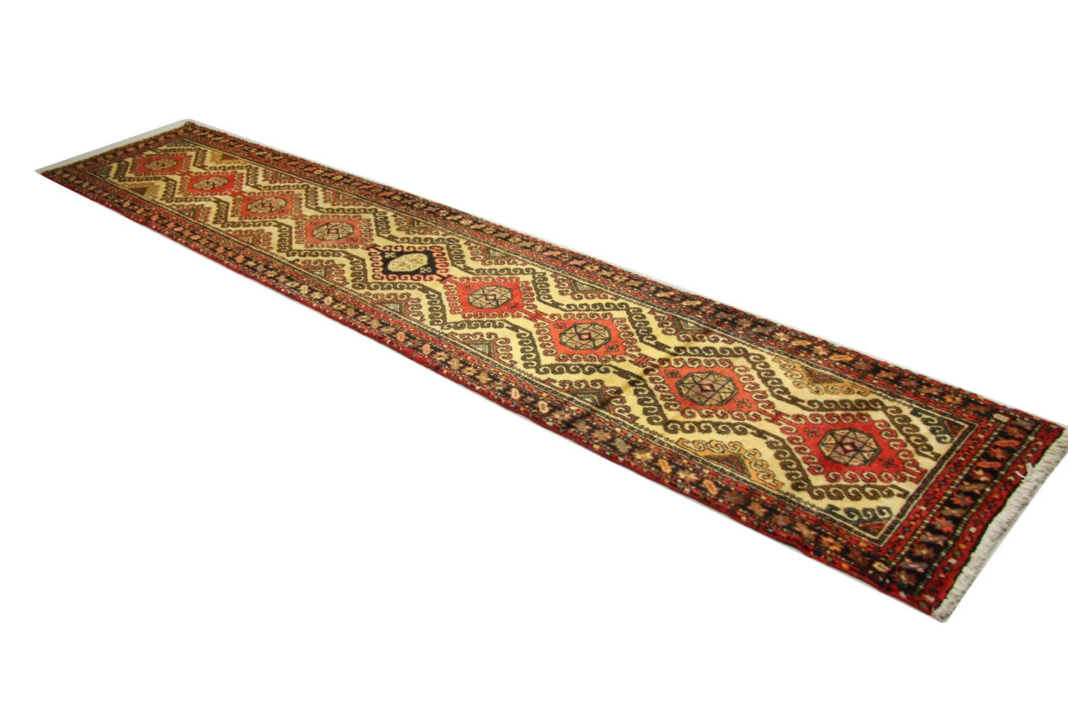 Perserteppich - Nomadic 406 x 80 cm - rot - Image 3
