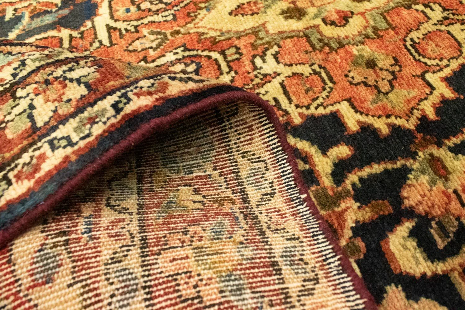 Perserteppich - Nomadic 428 x 110 cm - blau - Image 4
