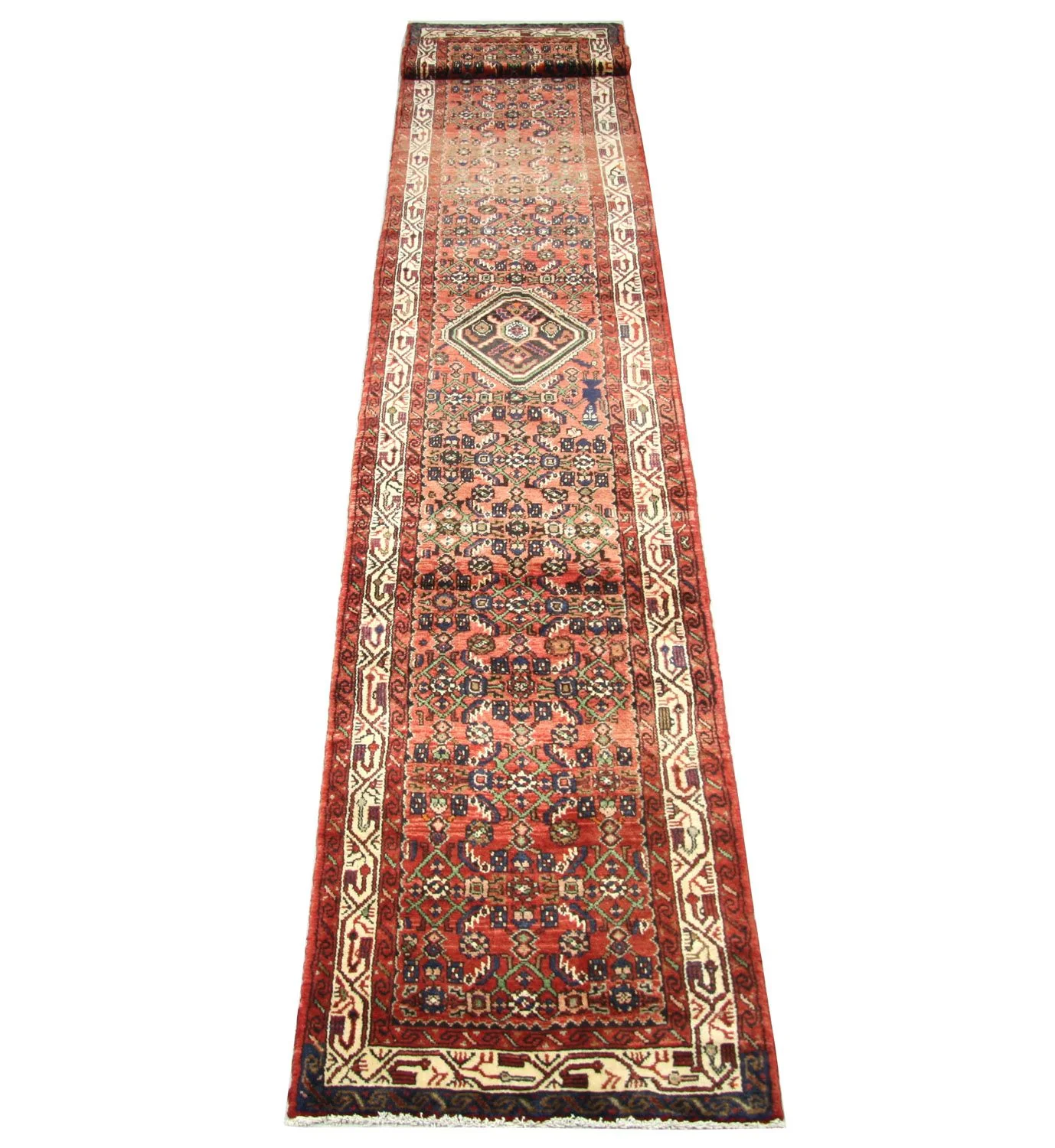 Perserteppich - Nomadic 470 x 85 cm - grau