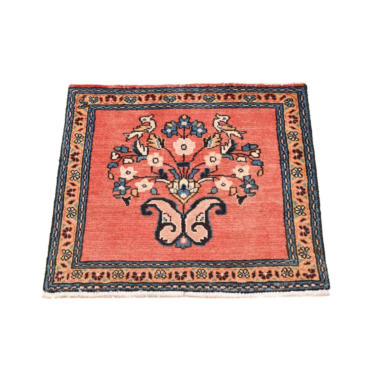 Perserteppich - Nomadic - 50 x 49 cm - rot - Image 4
