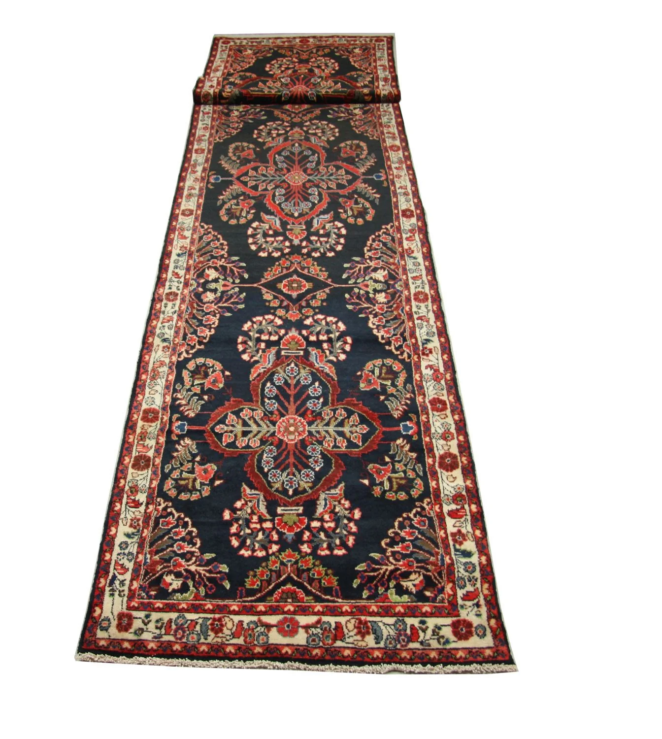 Perserteppich - Nomadic 506 x 110 cm - blau