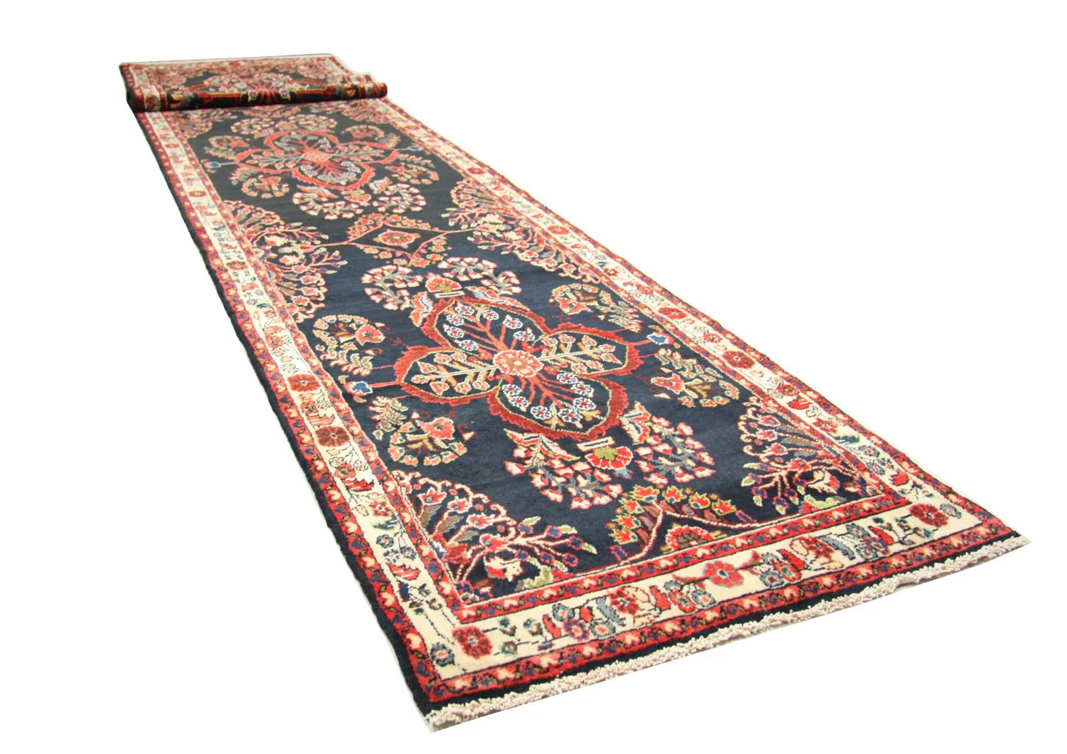Perserteppich - Nomadic 506 x 110 cm - blau - Image 4