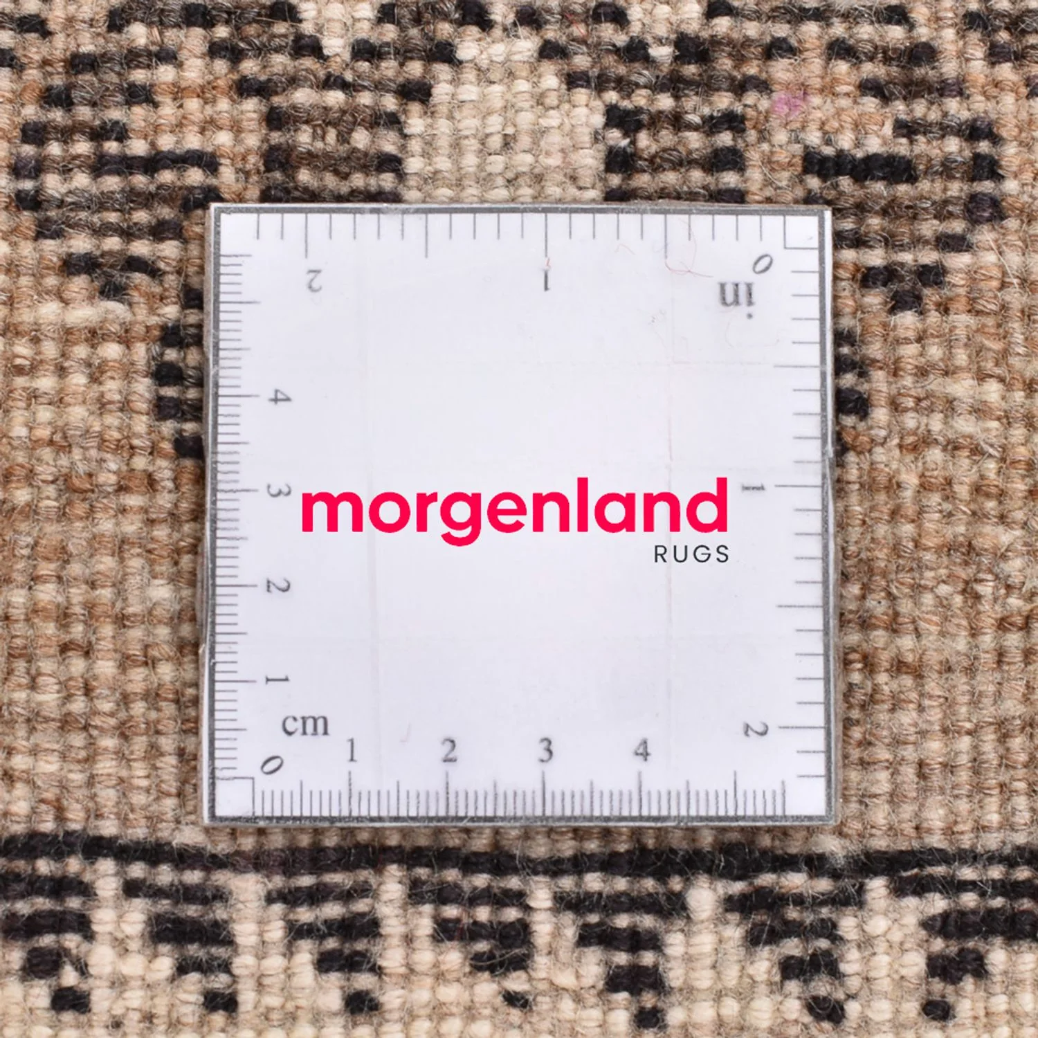Perserteppich - Nomadic - 56 x 53 cm - hellbeige - Image 5