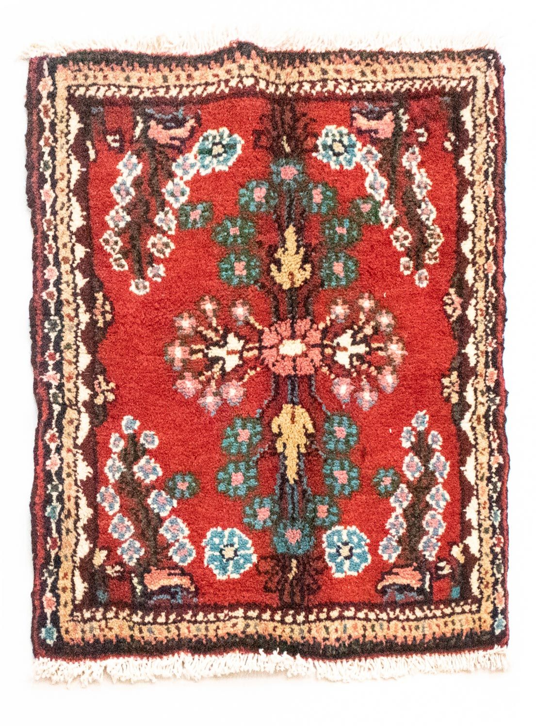 Perserteppich - Nomadic 60 x 50 cm - rot