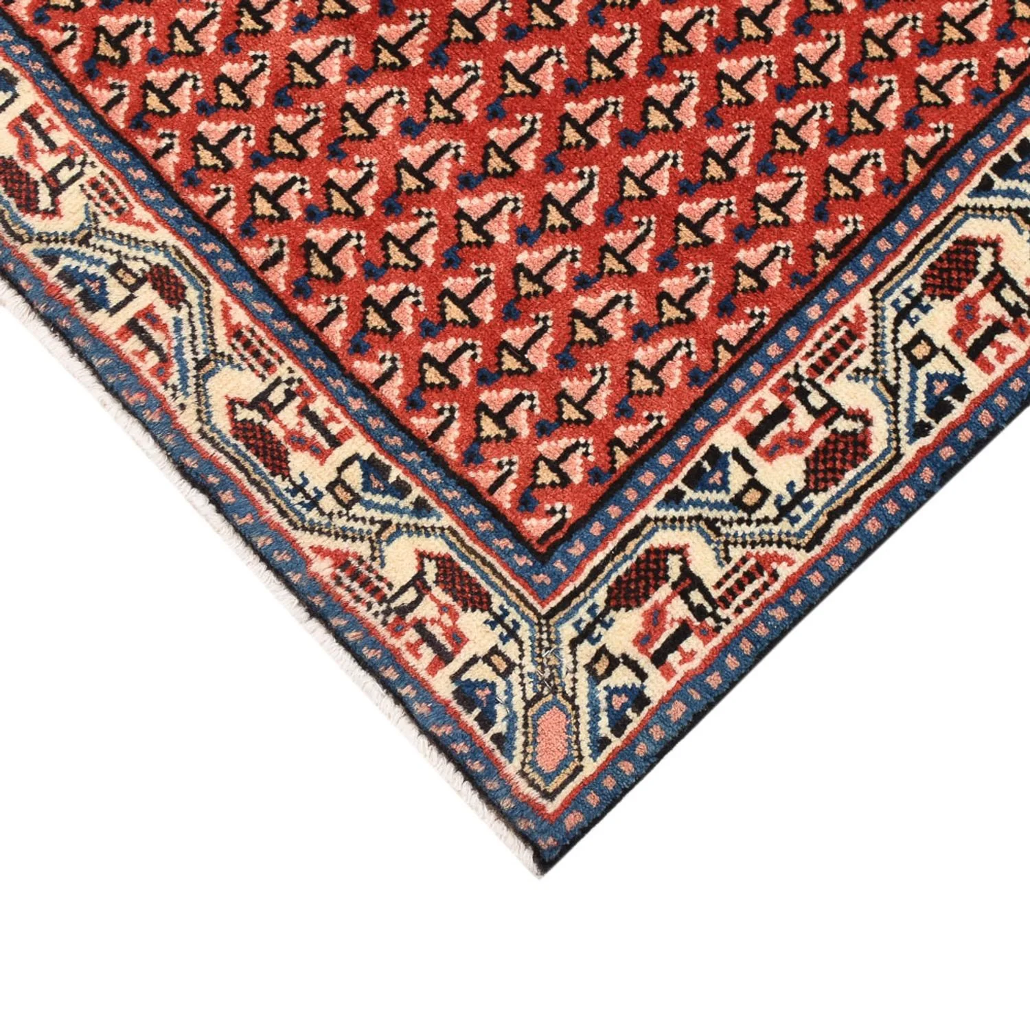 Perserteppich - Nomadic - 70 x 60 cm - rot - Image 2