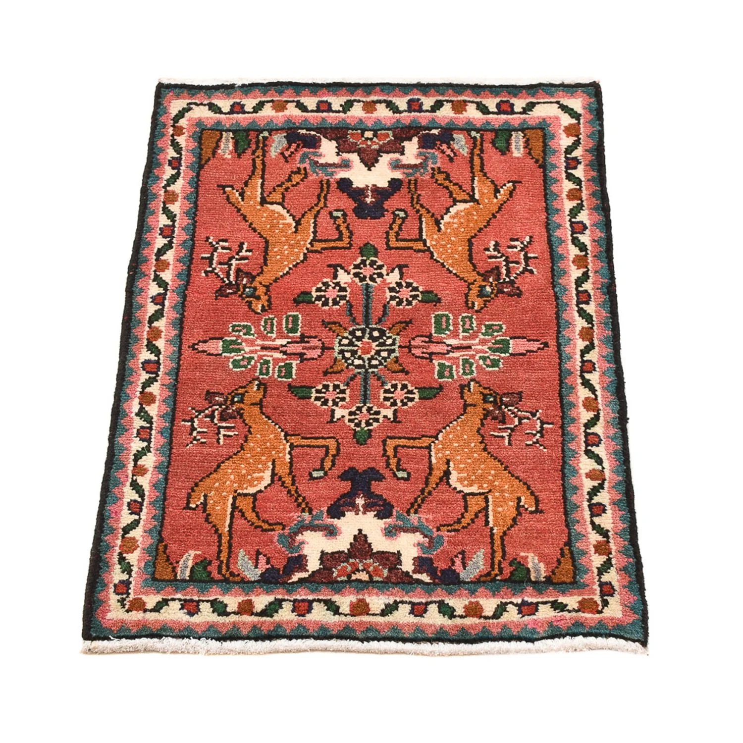 Perserteppich - Nomadic - 71 x 50 cm - rot - Image 4
