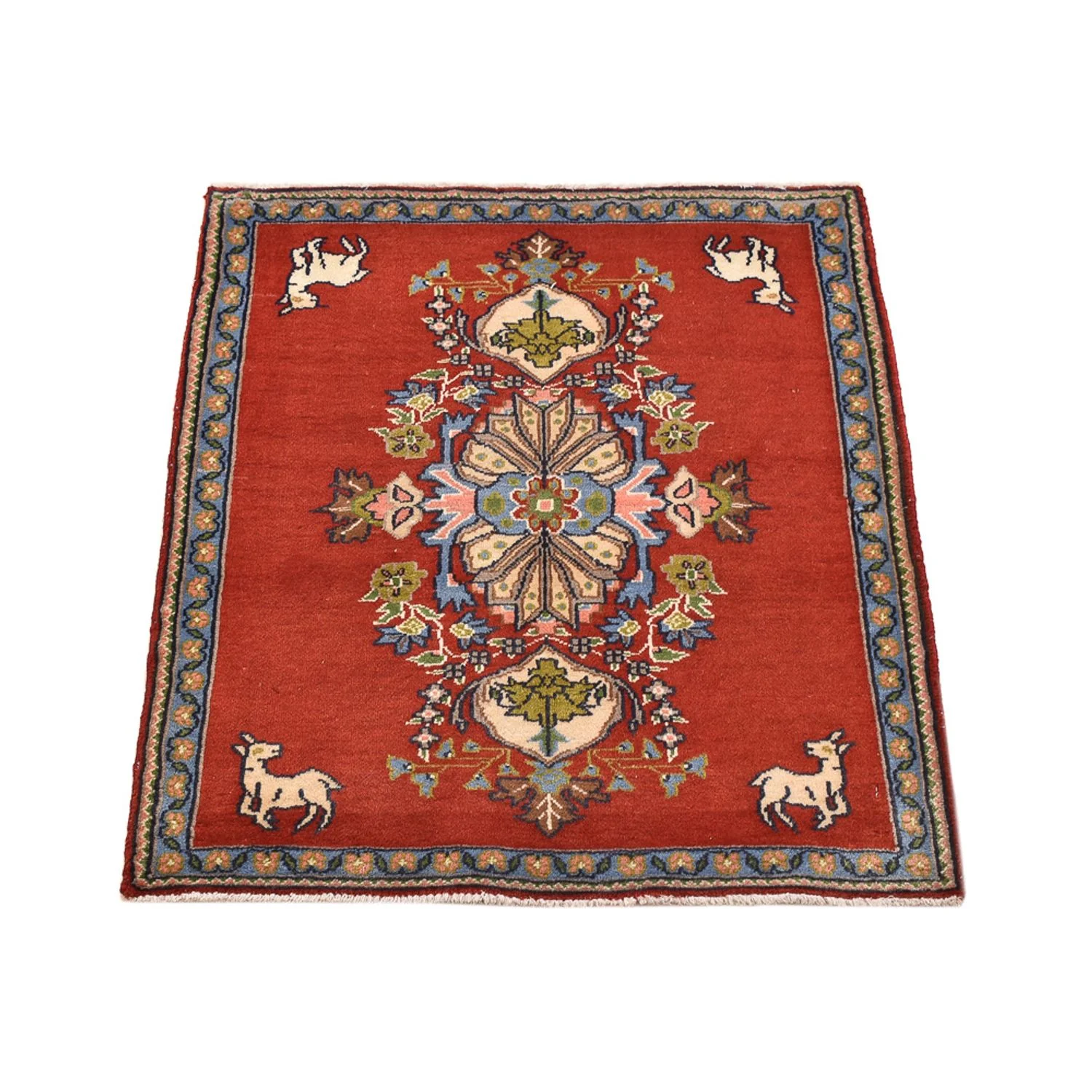 Perserteppich - Nomadic - 82 x 62 cm - rot - Image 4