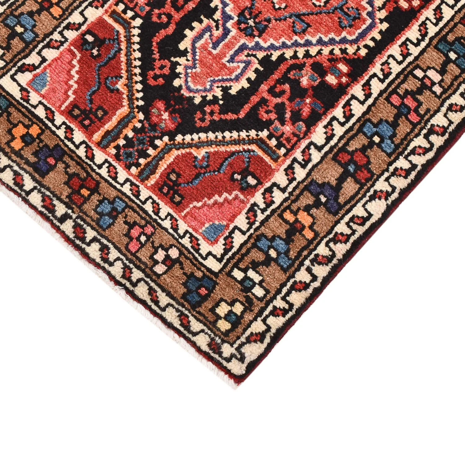 Perserteppich - Nomadic - 83 x 52 cm - hellrot - Image 2