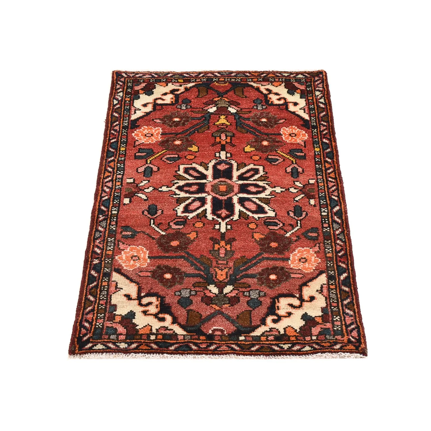 Perserteppich - Nomadic - 92 x 57 cm - hellrot - Image 5