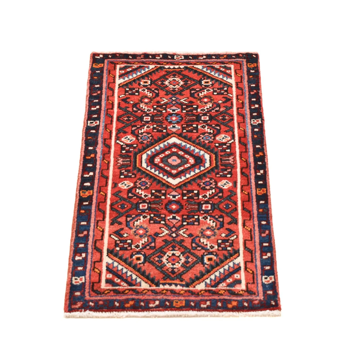 Perserteppich - Nomadic - 93 x 49 cm - dunkelrot - Image 5