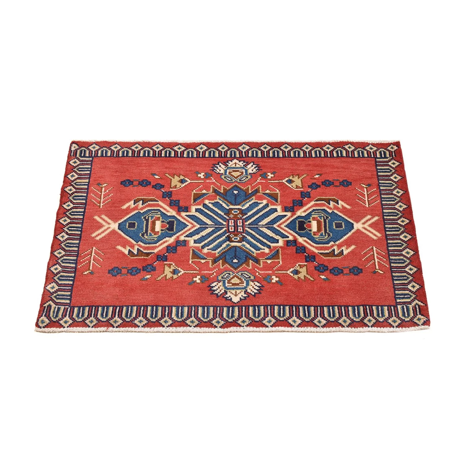 Perserteppich - Nomadic - 93 x 57 cm - rot - Image 3
