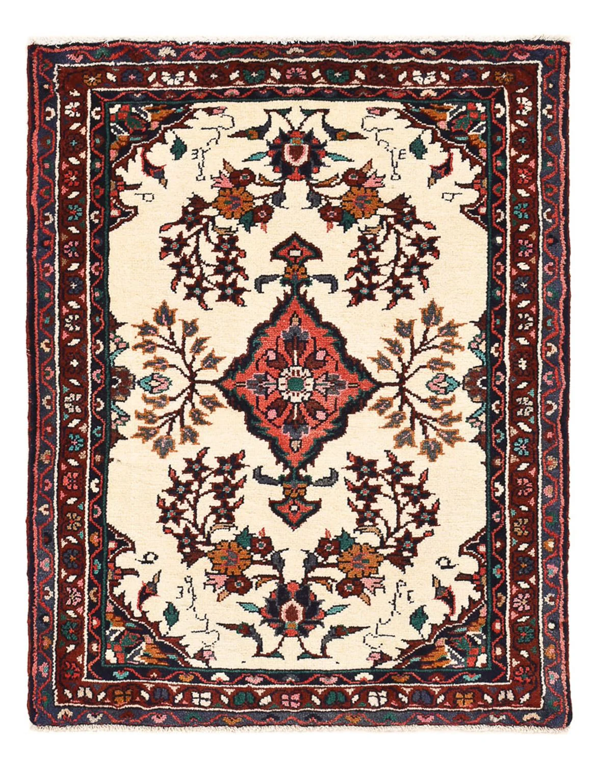 Perserteppich - Nomadic - 93 x 71 cm - mehrfarbig