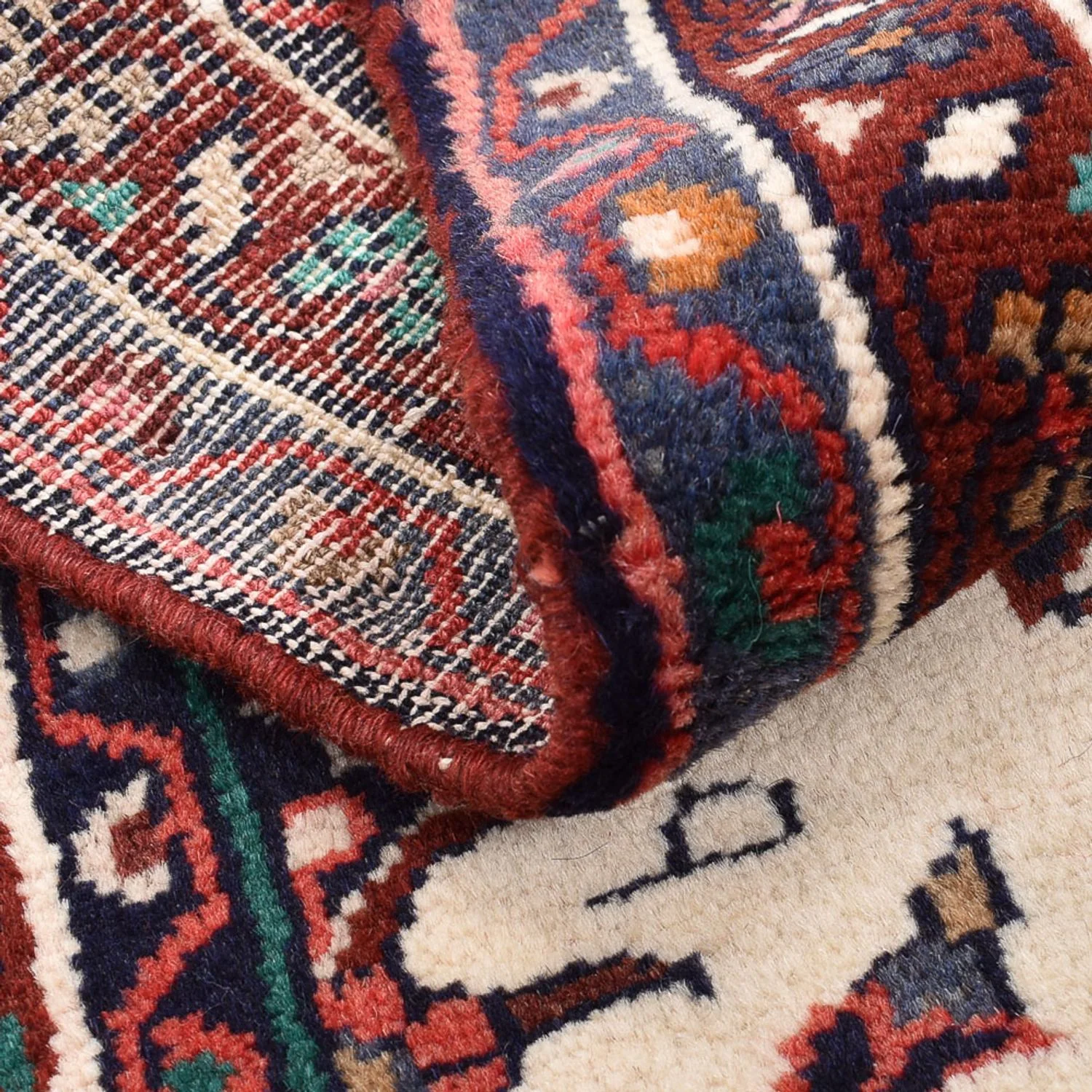 Perserteppich - Nomadic - 93 x 71 cm - mehrfarbig - Image 4