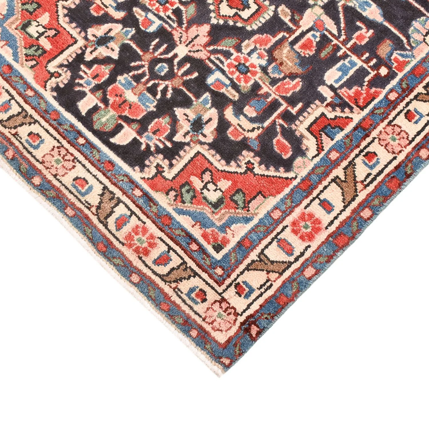 Perserteppich - Nomadic - 96 x 65 cm - dunkelblau - Image 2