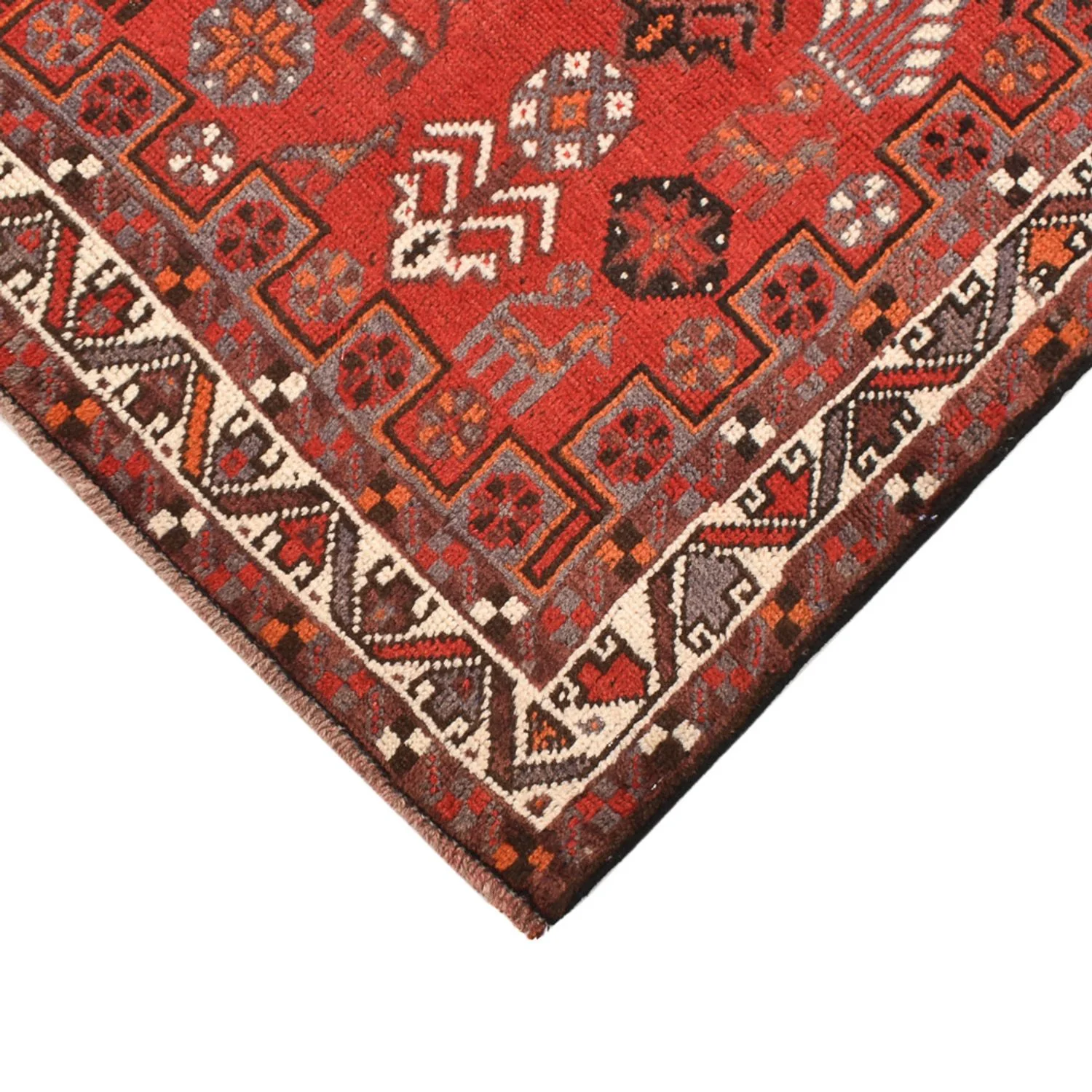 Perserteppich - Nomadic quadratisch  - 184 x 165 cm - rot - Image 2