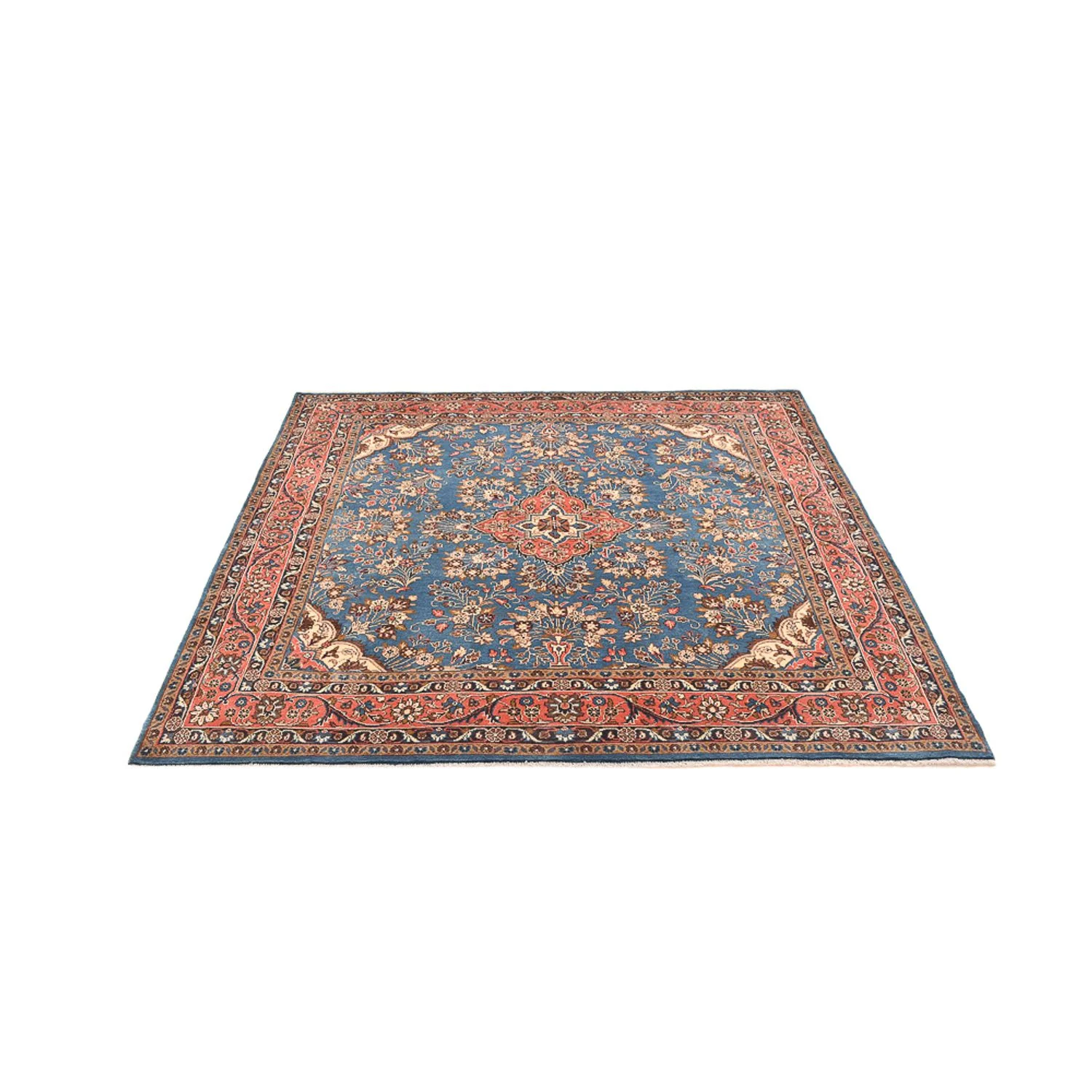 Perserteppich - Nomadic quadratisch  - 200 x 207 cm - blau - Image 5