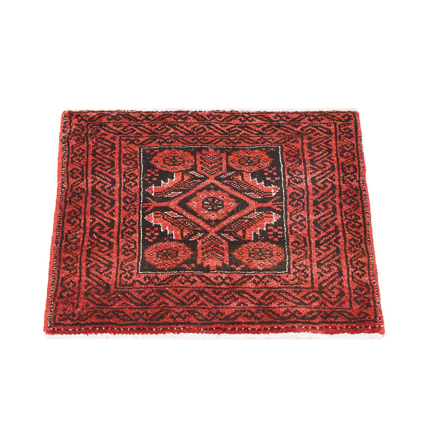 Perserteppich - Nomadic quadratisch - 43 x 40 cm - rot - Image 4