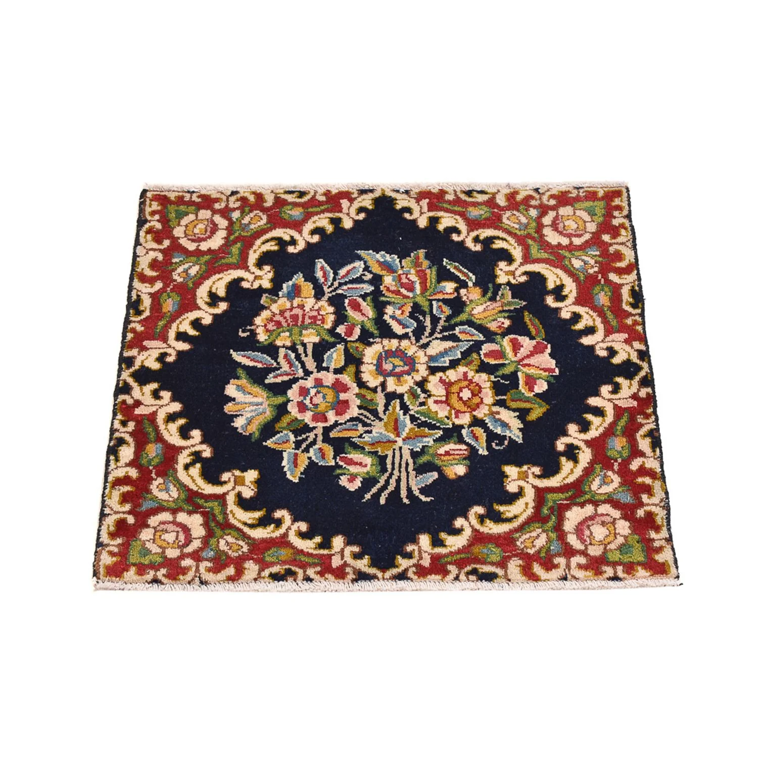 Perserteppich - Nomadic quadratisch - 50 x 50 cm - dunkelrot - Image 4
