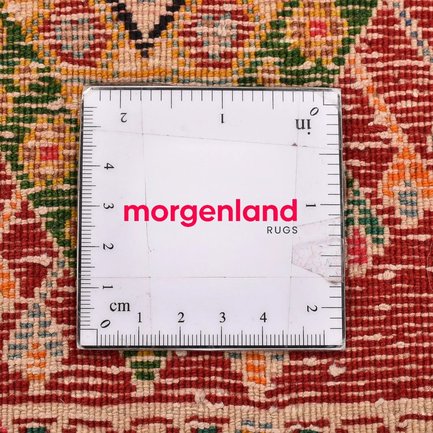 Perserteppich - Nomadic quadratisch - 65 x 65 cm - rot - Image 5