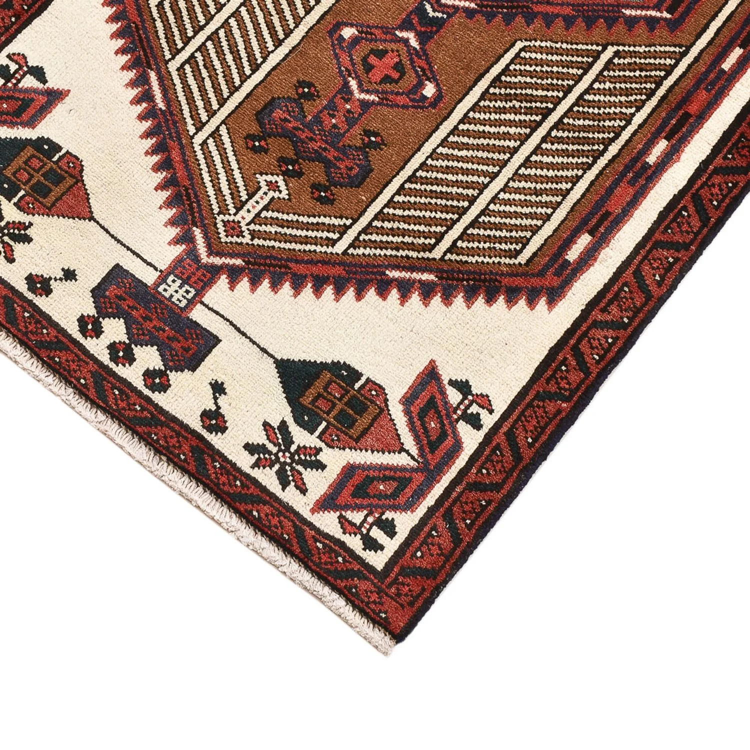Perserteppich - Täbriz - 140 x 69 cm - mehrfarbig - Image 2