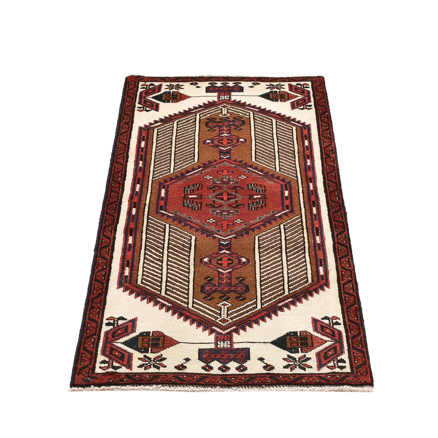 Perserteppich - Täbriz - 140 x 69 cm - mehrfarbig - Image 5