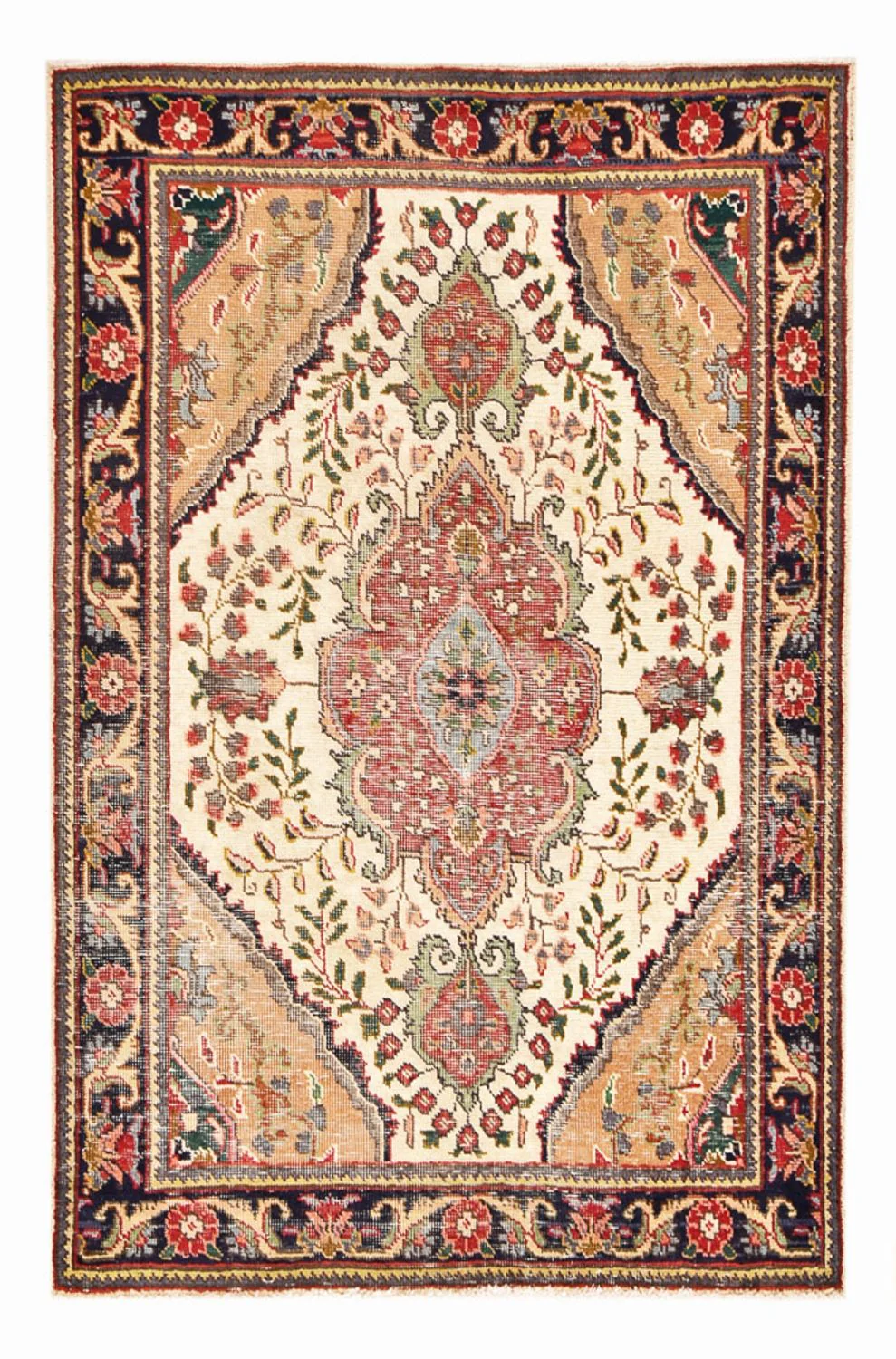 Perserteppich - Täbriz - 150 x 100 cm - mehrfarbig