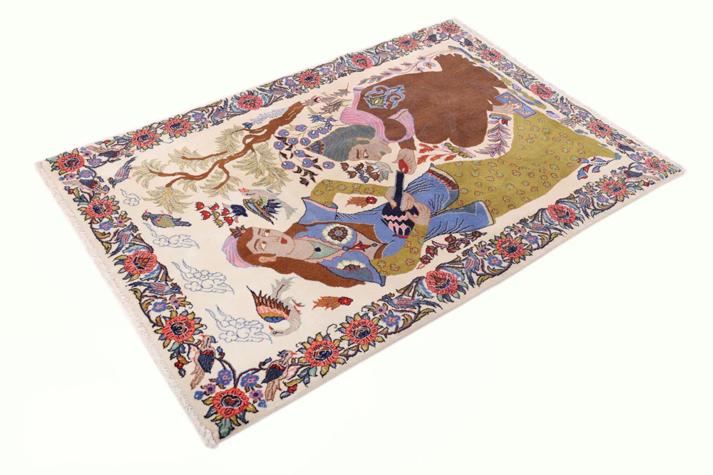 Perserteppich - Täbriz - 150 x 100 cm - mehrfarbig - Image 2
